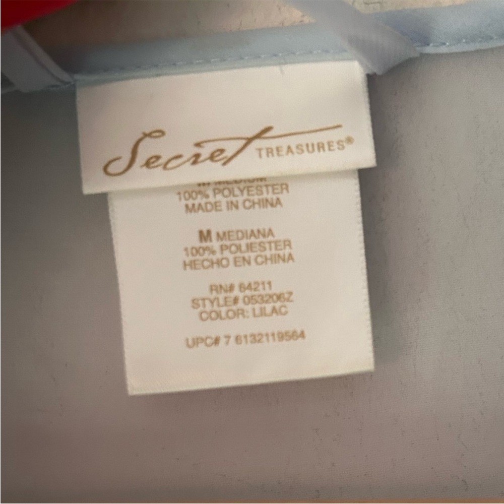 Elegant Sheer Light Blue Kimono Secert Treasures Robe size medium - Picture 2 of 3